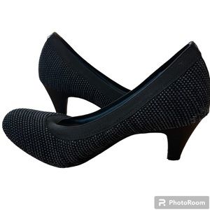 BetaBrand Late to the Gate Heel Black Grey Sz 6.5